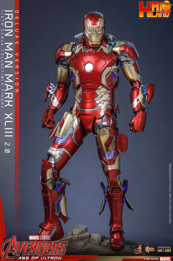 Marvel Avengers Hot Toys Age of Ultron Iron Man Mark XLIII V2 Deluxe 7 Captura de pantalla 2026 02 25 172545