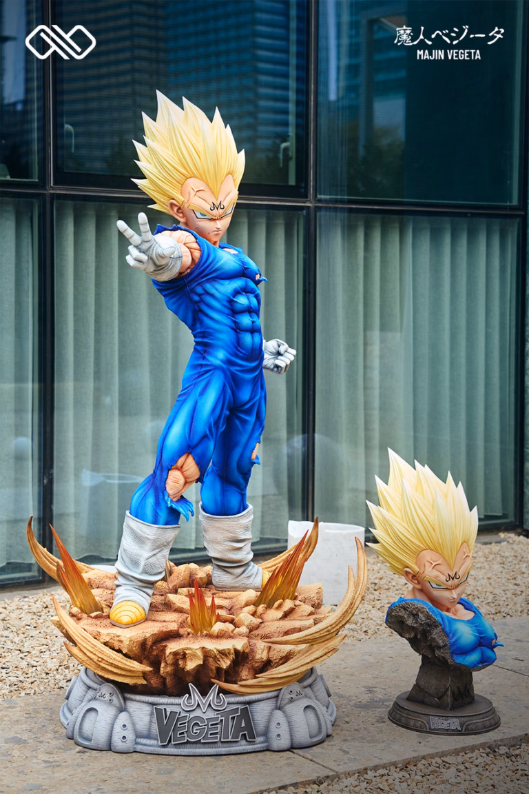 Dragon Ball Infinite Studio Majin Vegeta Life Size Resin Statue