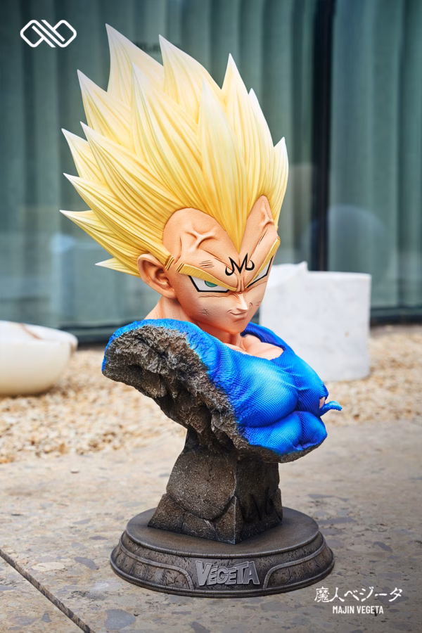 Dragon Ball Infinite Studio Majin Vegeta Life Size Resin Statue 3