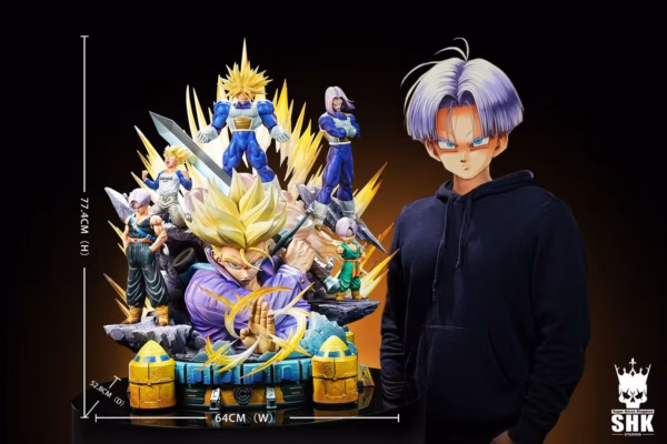 Dragon Ball SHK Trunks Lifetime Resin Statue 1