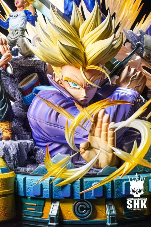 Dragon Ball SHK Trunks Lifetime Resin Statue 6