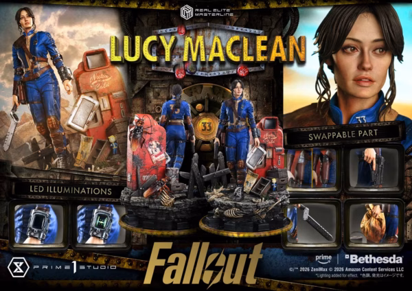 Fallout Prime 1 Studio Lucy MacLean Licensed Resin Statue 0