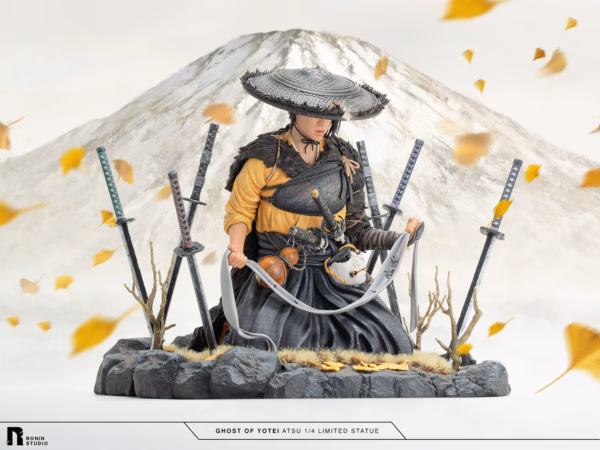 Ghost of Yotei Ronin Studio Atsu Resin Statue 2