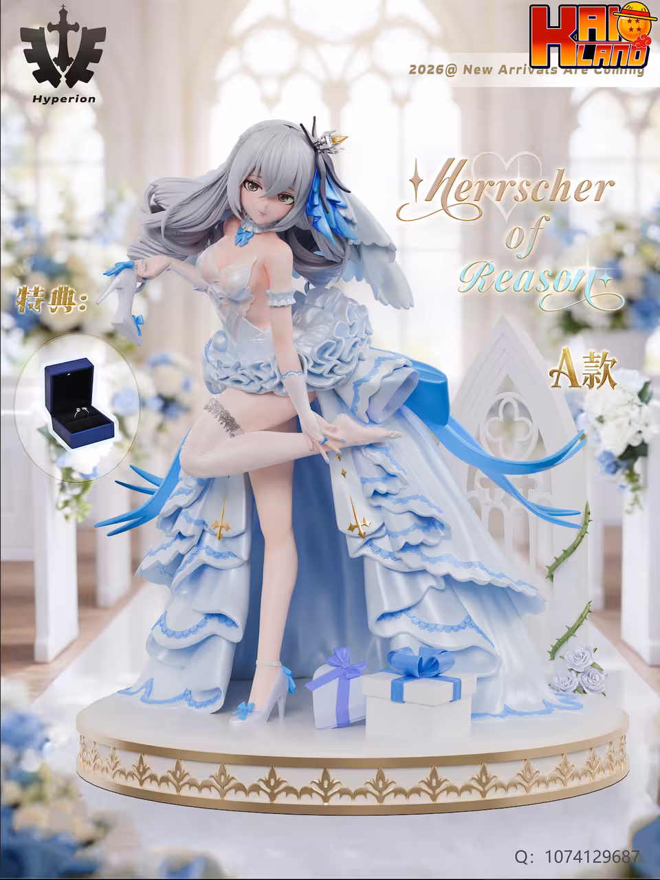 Honkai Impact Hyperion Studio Wedding Dress Bronya Zaychik Resin Statue