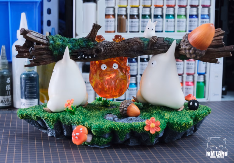 Howls Moving MMLAND Studio Calcifer V2 Resin Statue