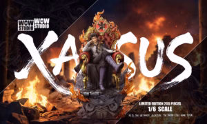 Katekyo Hitman Reborn WOW Studio Xanxus Throne Resin Statue