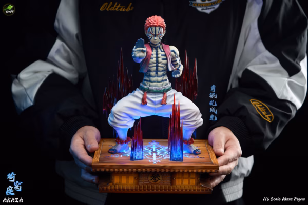 Kimetsu No Yaiba Firefly Studio Akaza Resin Statue 4