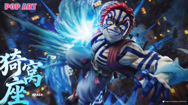 Kimetsu no Yaiba POP ART Studio Akaza Resin Statue 3