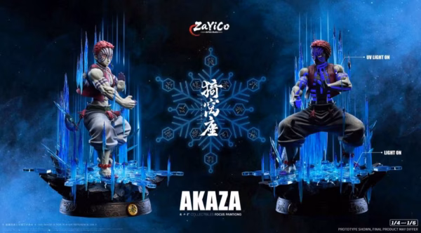 Kimetsu no Yaiba Zayico Studio Akaza Resin Statue 1