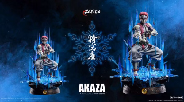 Kimetsu no Yaiba Zayico Studio Akaza Resin Statue 4
