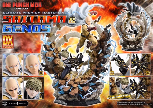 One Punch Man Prime 1 Studio Saitama x Genos Licensed Resin Statue 1