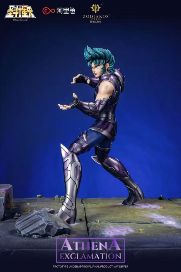 Saint Seiya Zodiakos Studio Athena Exclamation Licensed Resin Statue 3