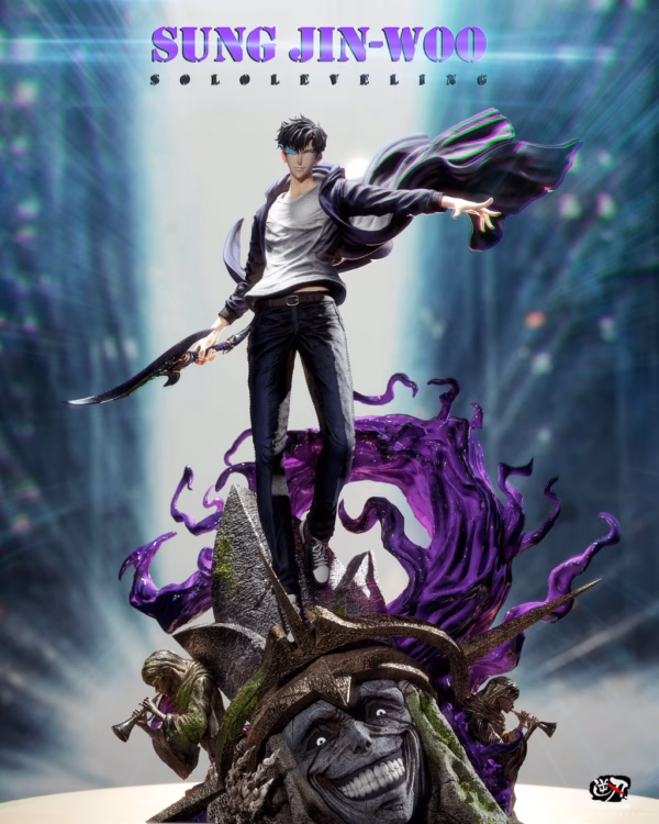 Solo Leveling Niren Studio Sung Jin Woo Resin Statue 1