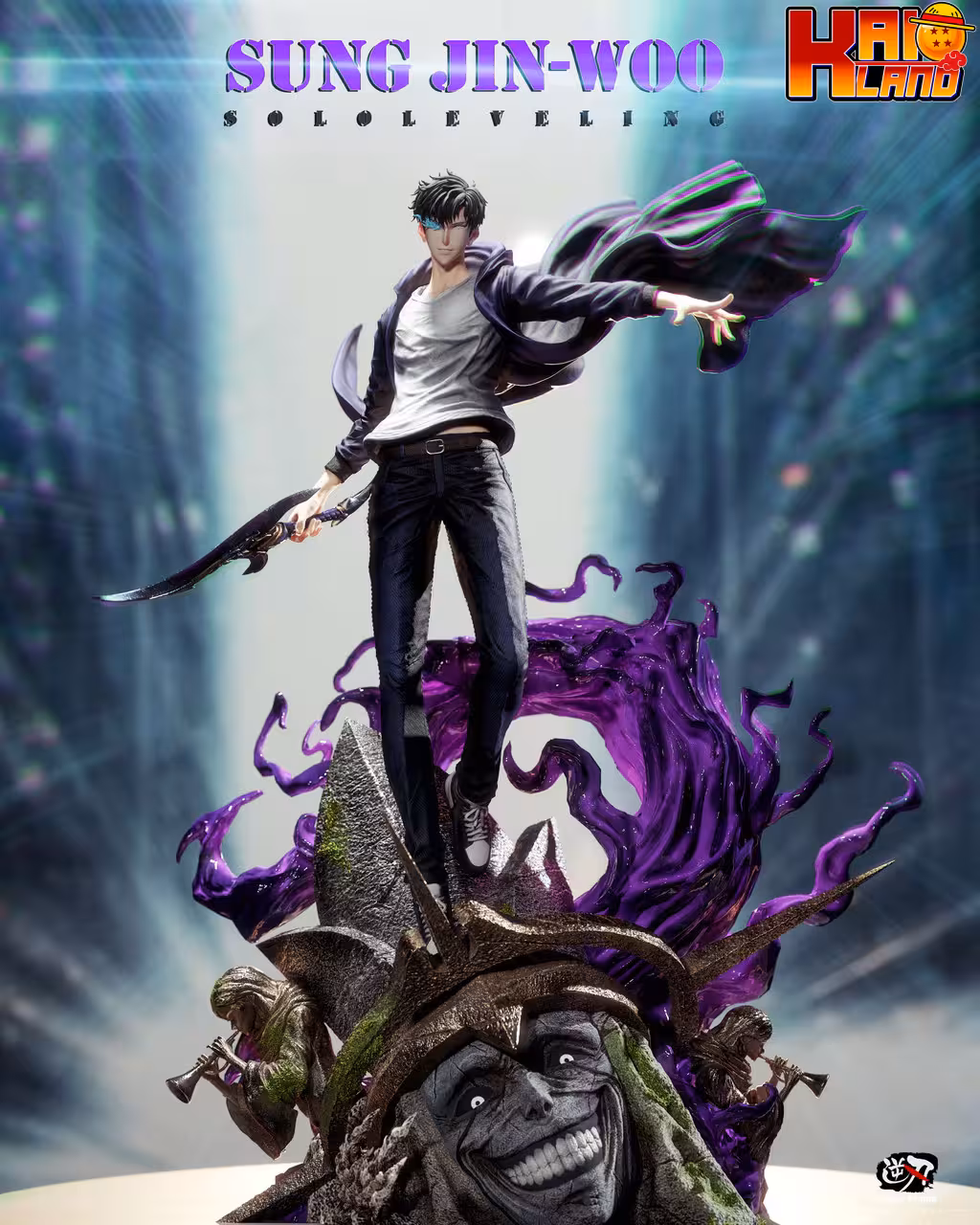 Solo Leveling Niren Studio Sung Jin Woo Resin Statue