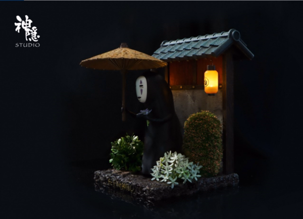 Spirited Away ShenYin Studio No face Man Rainy Night Mind Resin Statue 2