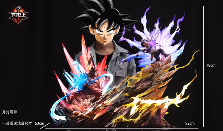 Dragon Ball Xia Fan Shang Studio Goku vs Vegeta Resin Statue