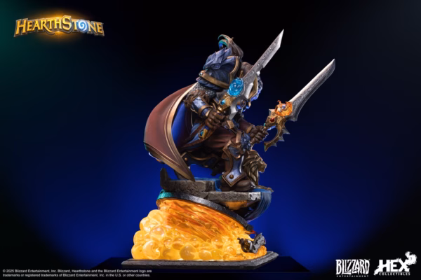 World of Warcraft HEX Collectibles × Blizzard Hearthstone Varian Wrynn Licensed Resin Statue 6