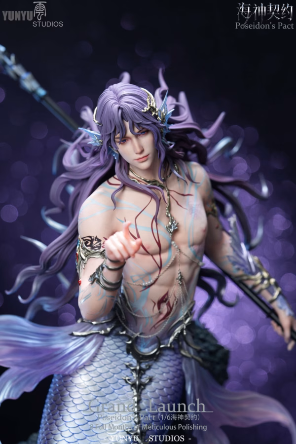 YunYu Studio Poseidons Pact Resin Statue 3