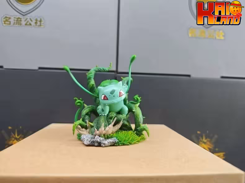 Pokemon Forge Artisan x Mingliu Commune Bulbasur Resin Statue