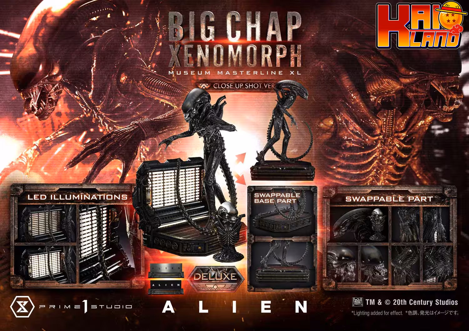 Alien Prime 1 Studio Alien Big Chap Xenomorph Licensed Resin Statue