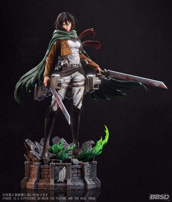 Attack On Titan BBSD Studio Mikasa Ackerman Resin Statue 1