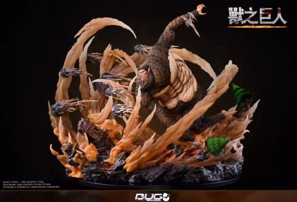 Attack On Titan Bug Studio Beast Resin Statue 1