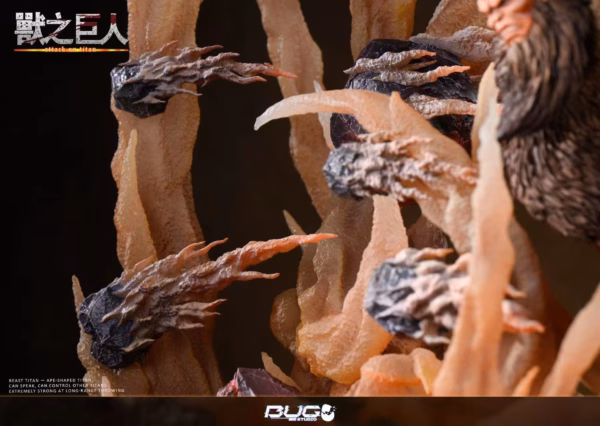 Attack On Titan Bug Studio Beast Resin Statue 5