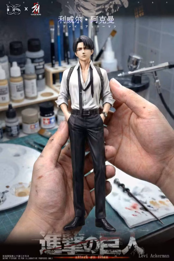 Attack On Titan DS Studio x Super Hero Studio Levi Ackerman Resin Statue 2