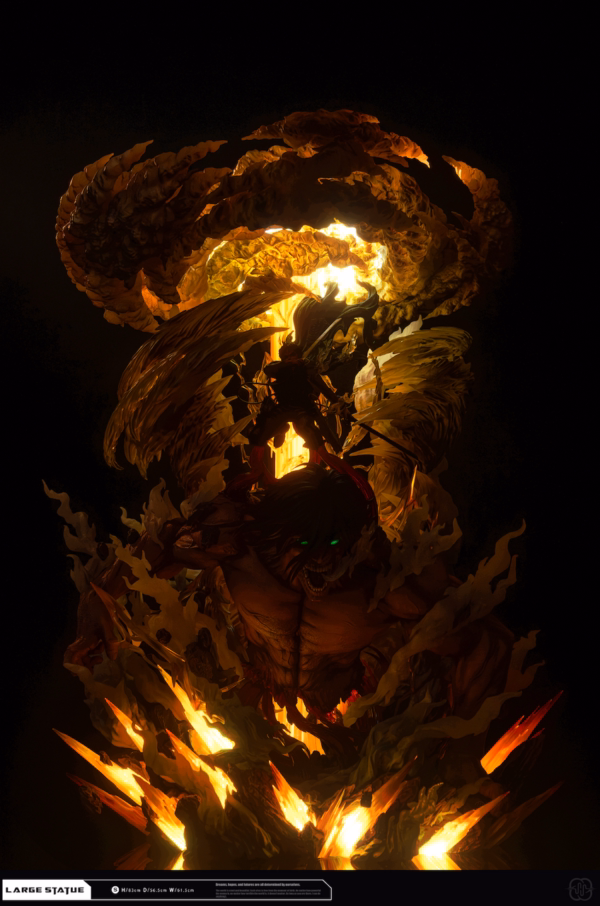 Attack On Titan Hertz Studio Eren Jaeger x Attack On Titan Resin Statue 1