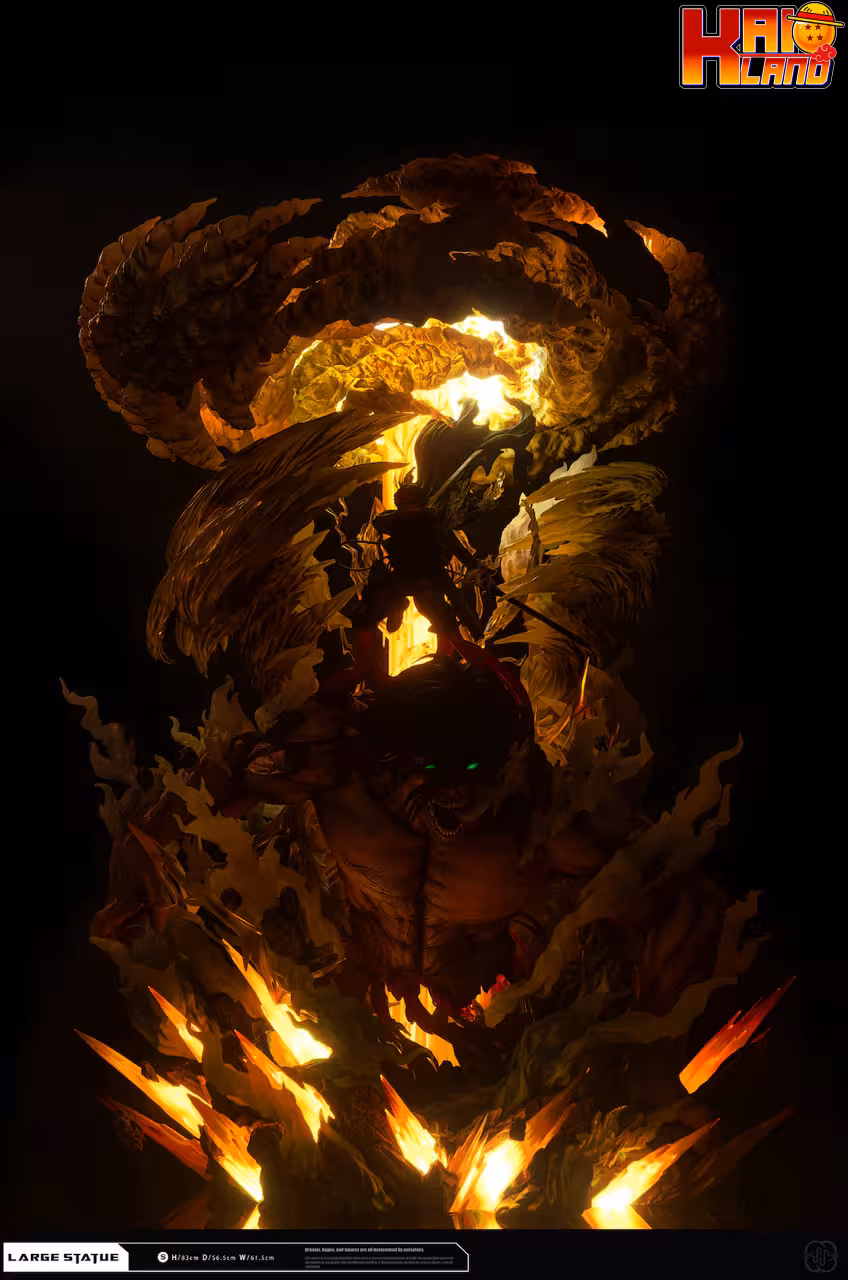 Attack On Titan Hertz Studio Eren Jaeger x Attack On Titan Resin Statue