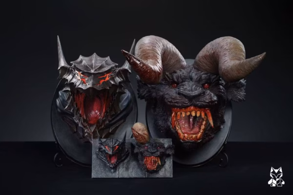 Berserk Pi Pi Studio Guts Berserker Armor X Zodd Bust Resin Statue 1