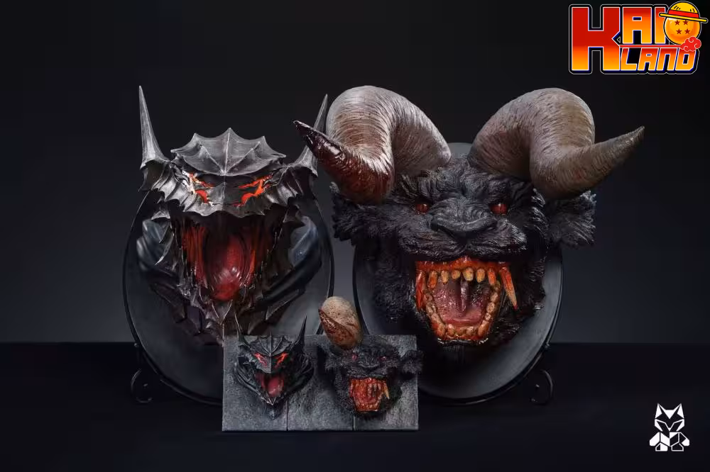 Berserk Pi Pi Studio Guts Berserker Armor X Zodd Bust Resin Statue