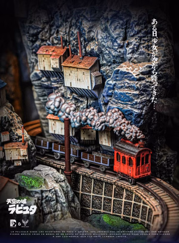 Castle in the Sky Black Ant Studio x White Deer Studio Castle in the Sky Resin Statue 5