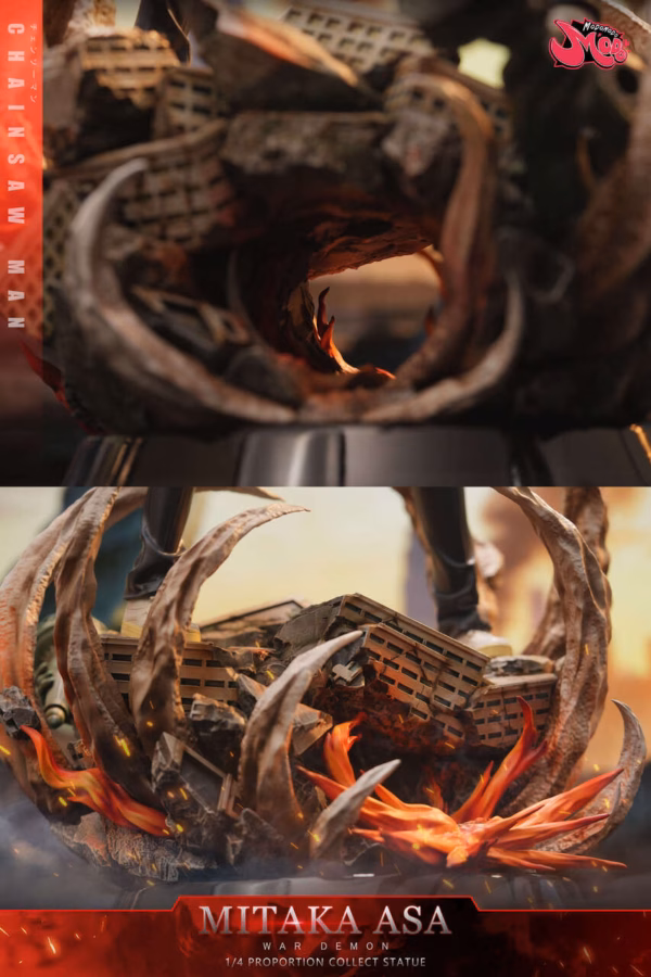 Chainsaw Man Modomodo Studio Mitaka Asa x Yoru Resin Statue 5