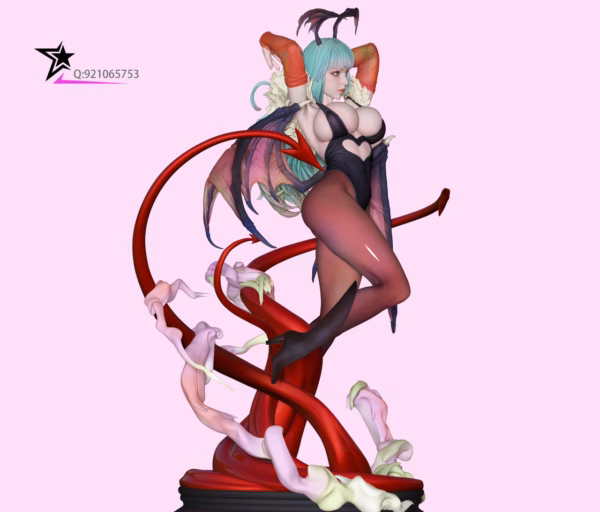 Darkstalkers LengShi Studio Morrigan Succubus Resin Statue 2