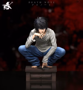 Death Note Wu Shi Mo Wan Studio L Lawliet Resin Statue