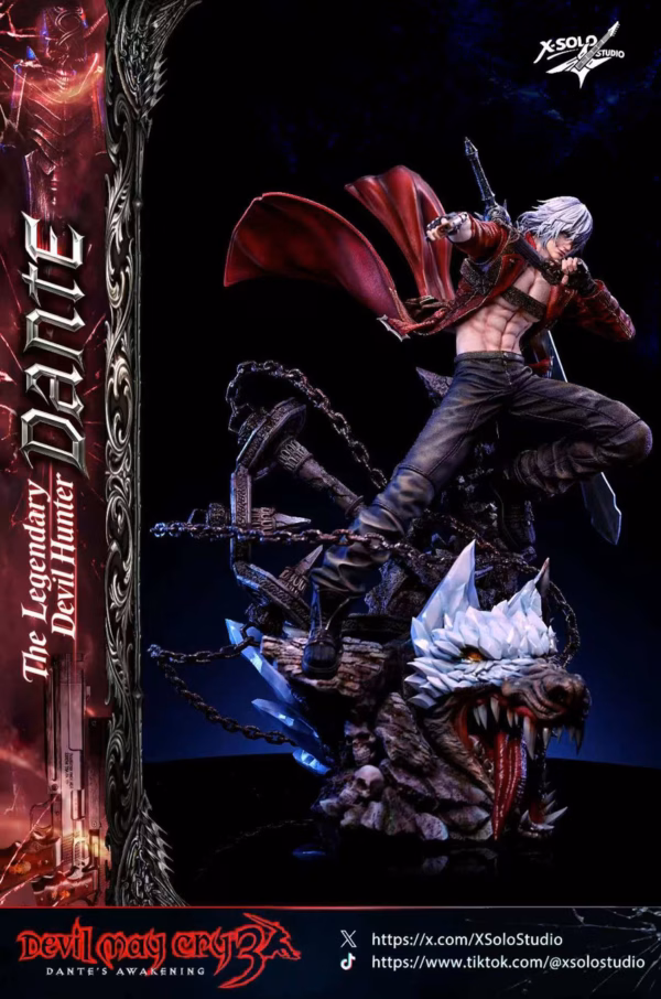 Devil May X SOLO Studio Cry 3 Dante Resin Statue 2