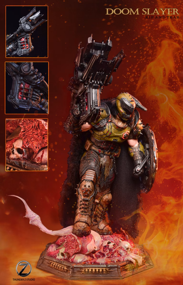 Doom THUNDER Z Studio Doom Slayer Resin Statue