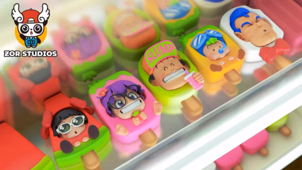 Dr Slump ZOR Studio Arale Ice Cream Resin Statue 2