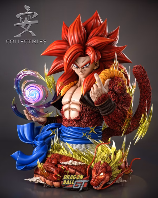 Dragon Ball KD Collectibles SSJ4 Gogeta Bust Resin Statue 1