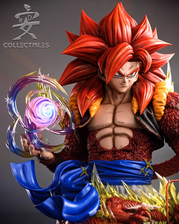 Dragon Ball KD Collectibles SSJ4 Gogeta Bust Resin Statue 5