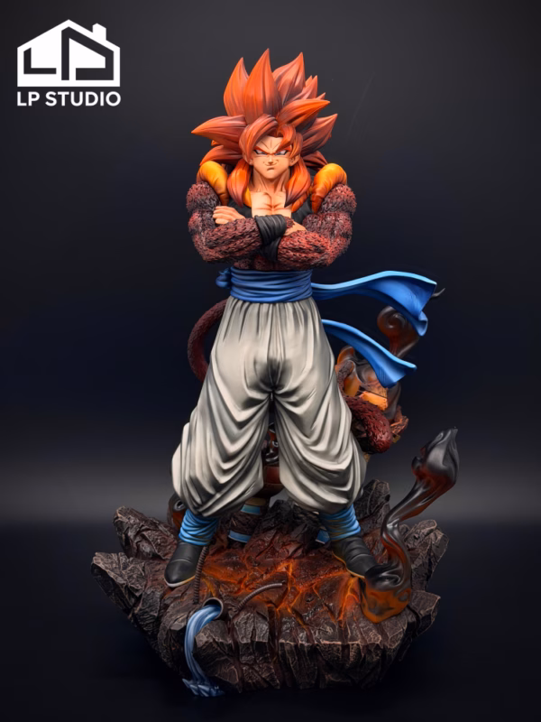 Dragon Ball LP Studio SSJ4 Gogeta Resin Statue 2