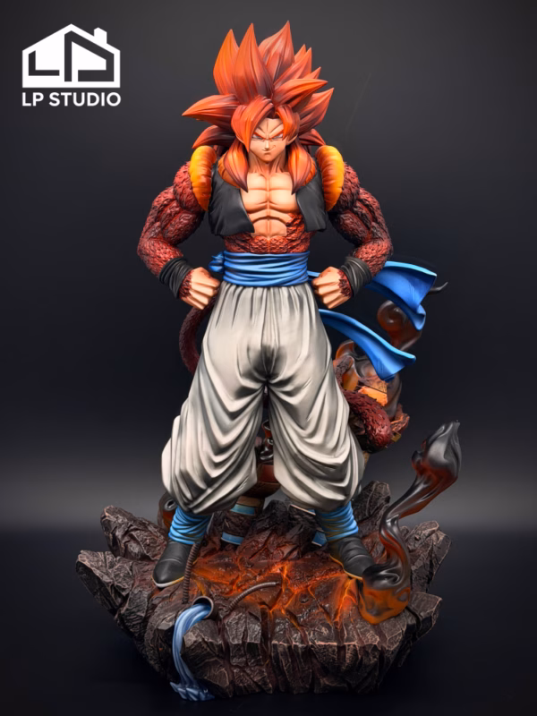 Dragon Ball LP Studio SSJ4 Gogeta Resin Statue 3