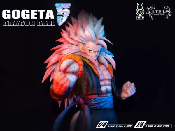 Dragon Ball TG Tiangong Kaiwu x Tutu Workshop Saiyan Fusion 5 Resin Statue 3