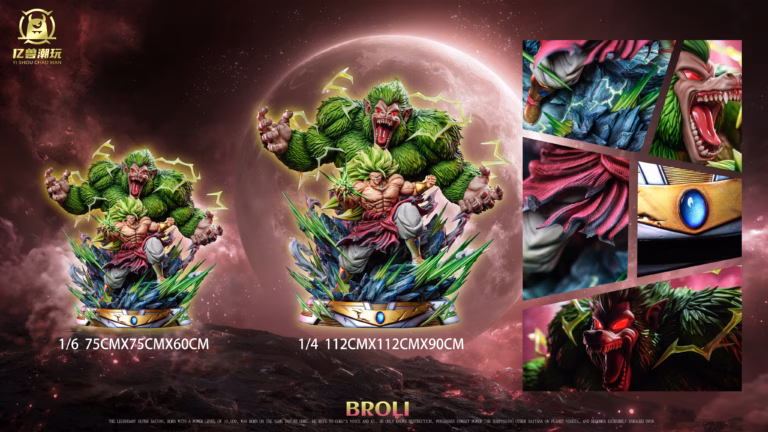 Dragon Ball Yi Shou Studio Broly x Ozaru Resin Statue
