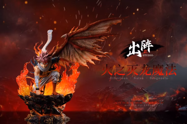 Fairy Tail ChuZhen Studio Natsu Dragneel Resin Statue 1