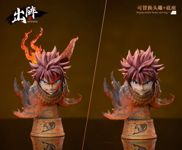 Fairy Tail ChuZhen Studio Natsu Dragneel Resin Statue 5