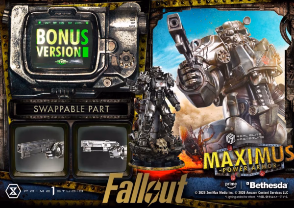 Fallout Prime 1 Studio Maximus Power Armor Licensed Resin Statue 9