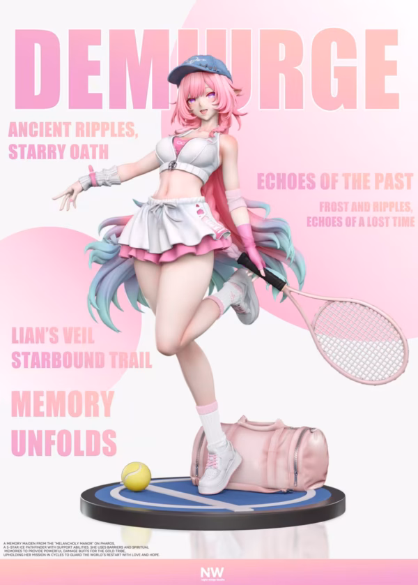 Honkai Impact Night Wing Studio Tennis Girl Elysia Resin Statue 1