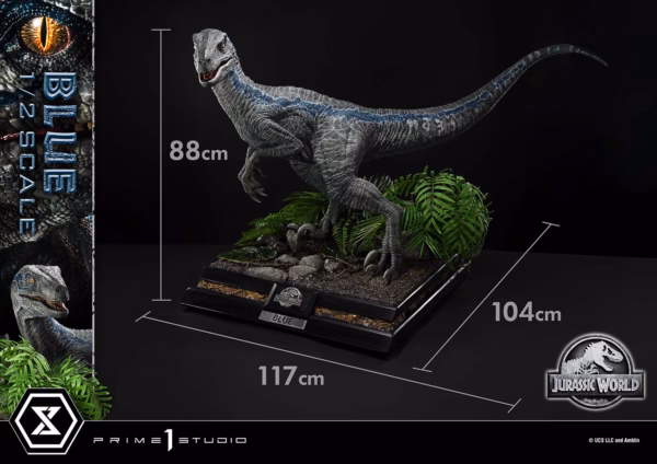 Jurassic World Fallen Kingdom Prime 1 Studio Blue Licensed Resin Statue 5